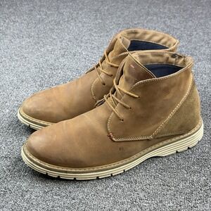 Nunn Bush Littleton MENS  Ankle Boots Size 11.5M Leather Lightweight 84768-240